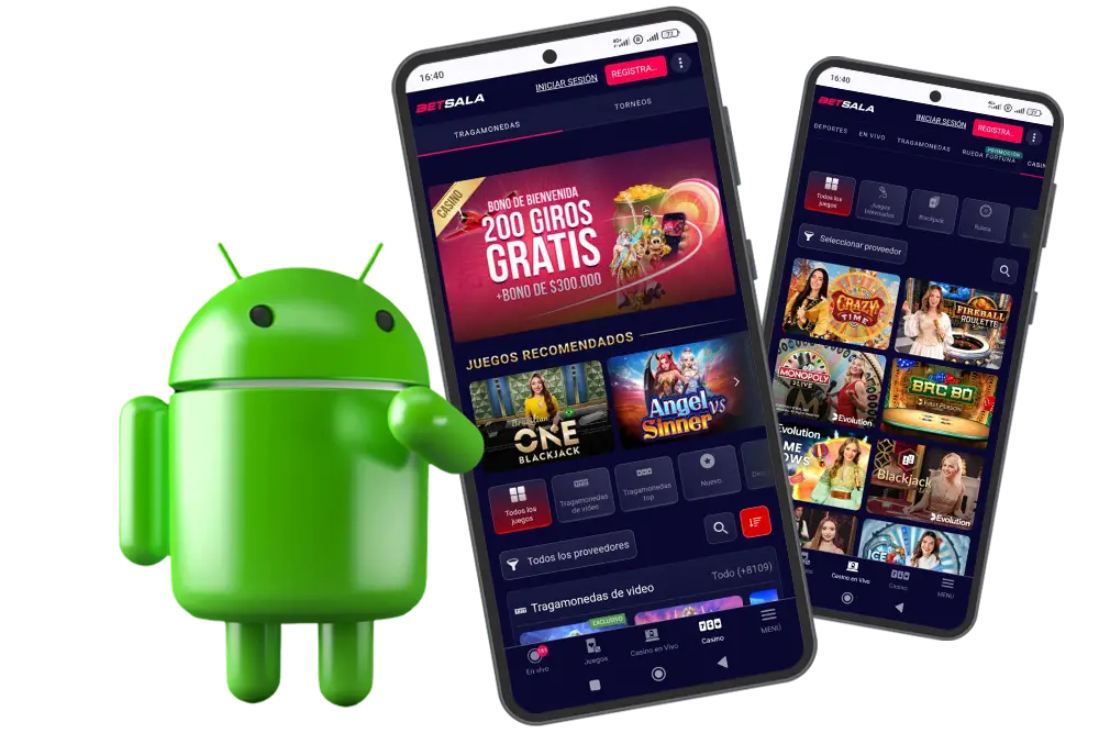 Betsala app para Android