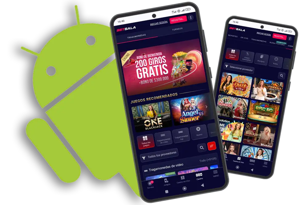 Betsala app para Android